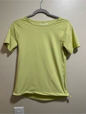 Avalanche Women’s Short Sleeve Performance Top in Chartreuse Color